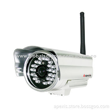 Wireless CCTV Water-resistant Network IP Cameras/Supports Plug-and-play/WiFi Connection/Night Vision